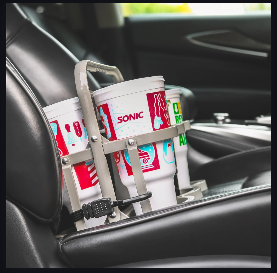 PRSVRI XL CADDY Flex™ – Premium Foldable 6-Cup Drink Carrier
